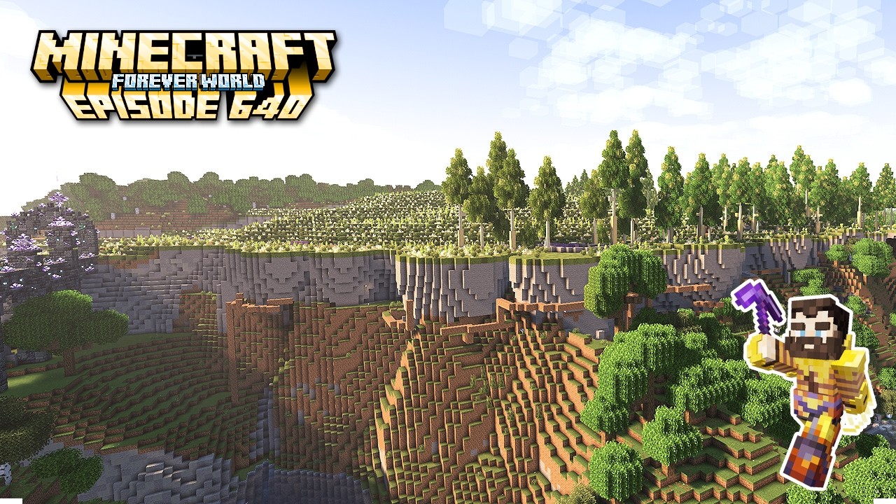Minecraft Survival | Relaxing Builds - Large Cliffs (No Commentary, Lofi) | Ep.640