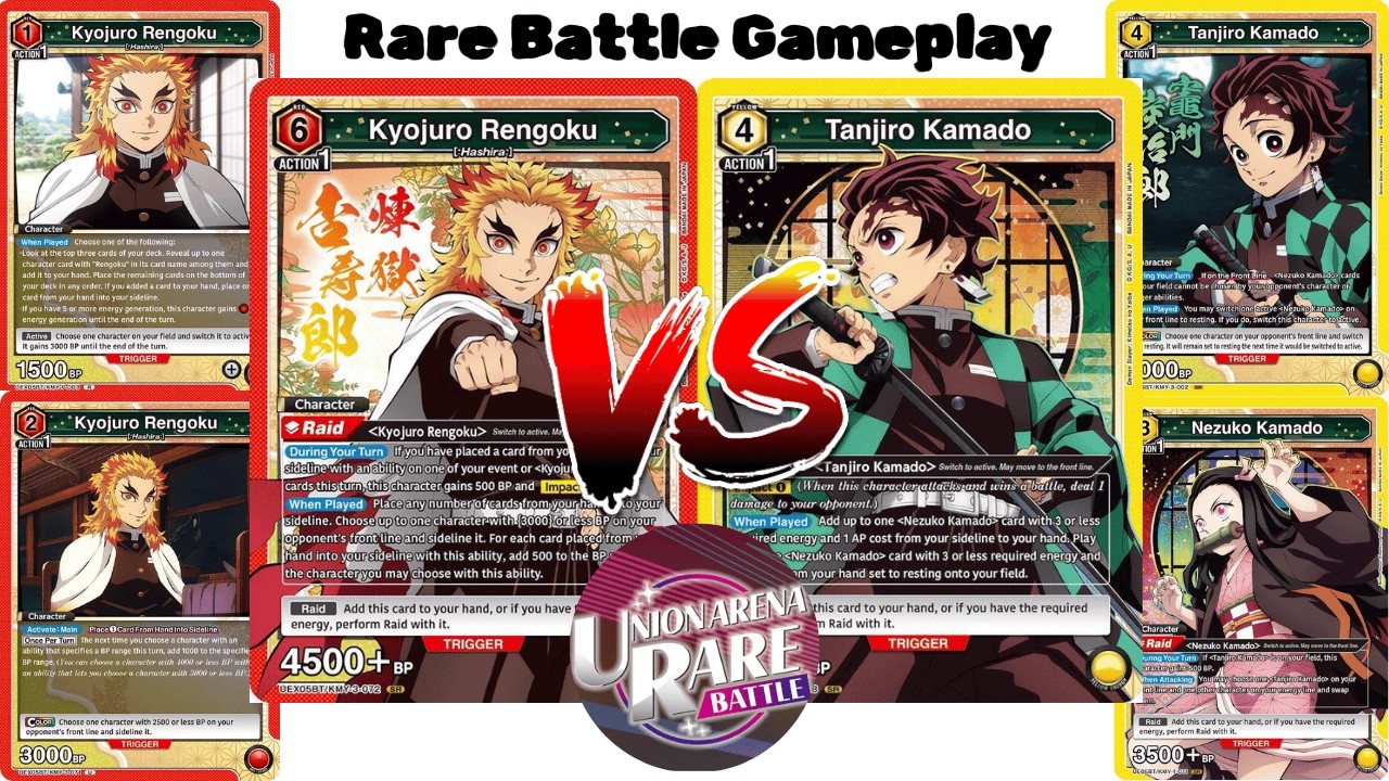[Union Arena] Rare Battle Gameplay – Red Rengoku vs Yellow Siblings | Game 4 (2/5/26)