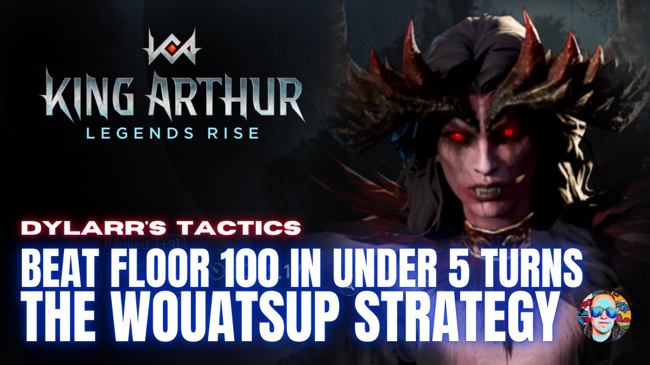 How To Beat Forbidden Dungeon Floor 100 in UNDER 5 Turns  |  A King Arthur Legends