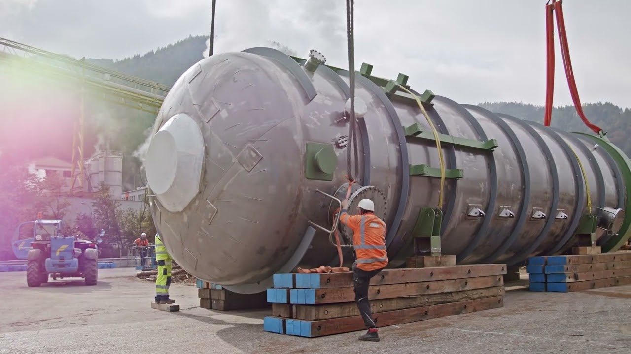 Mondi Frantschach – Installing the mill’s brand new evaporation unit