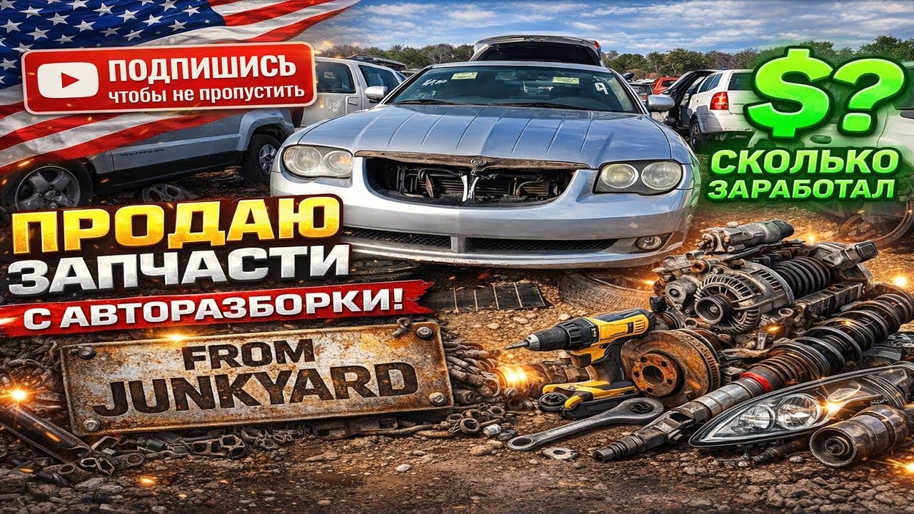 Авторазборка  США, chrysler crossfire ,пытаюсь заработать на разборе#8