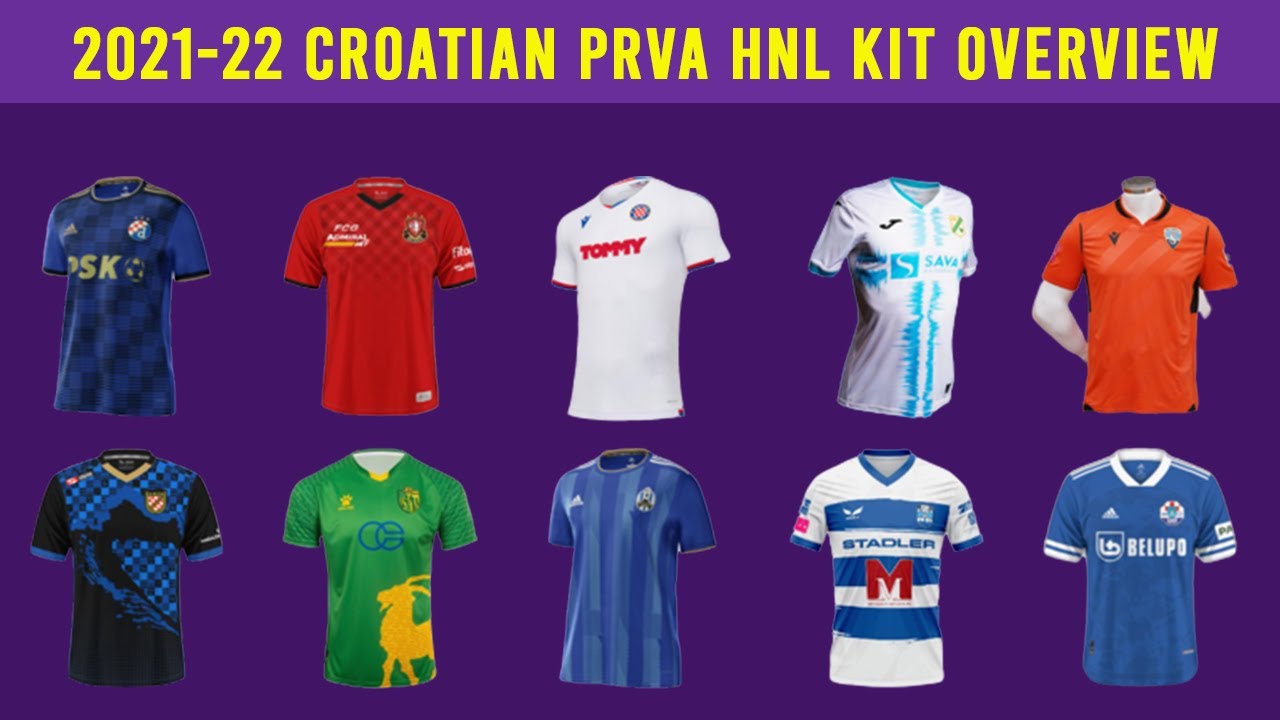 2021-22 Croatian Prva HNL Kit Overview