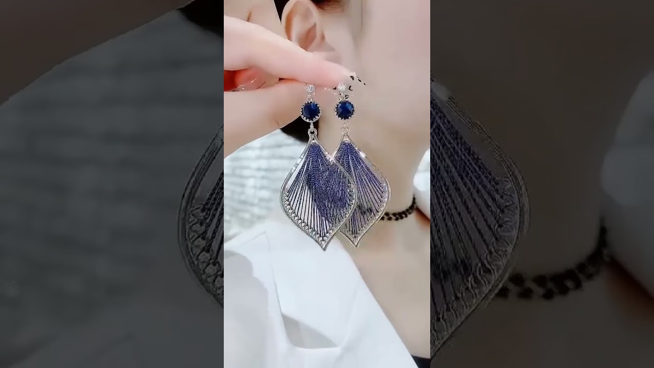 Beautiful Korean earrings collection plz like and subscribes my YouTube channel#viralvideo#earrings#