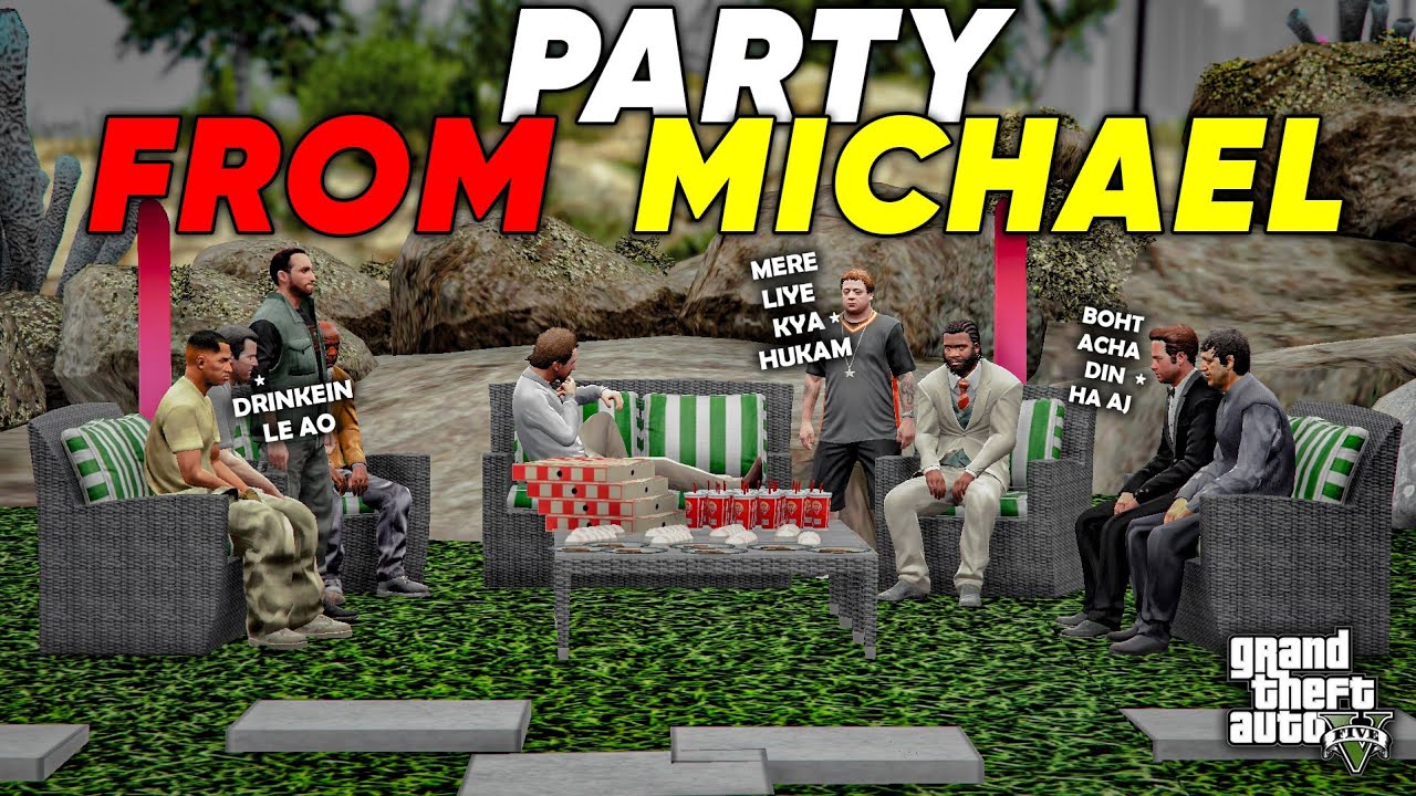 MICHAEL ARRANGED PARTY FOR ALL BOIZ | DR SAAB RECOVERING DAY BY DAY | GTA 5 | Real Life Mods #624 |