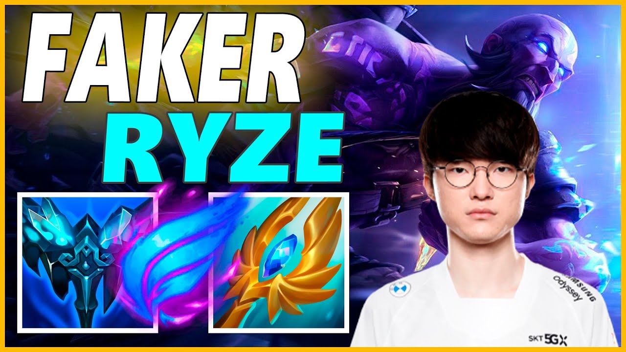 ⚡FAKER RYZE MID GAMEPLAY⚡SEASON 12 LEAGUE OF LEGENDS