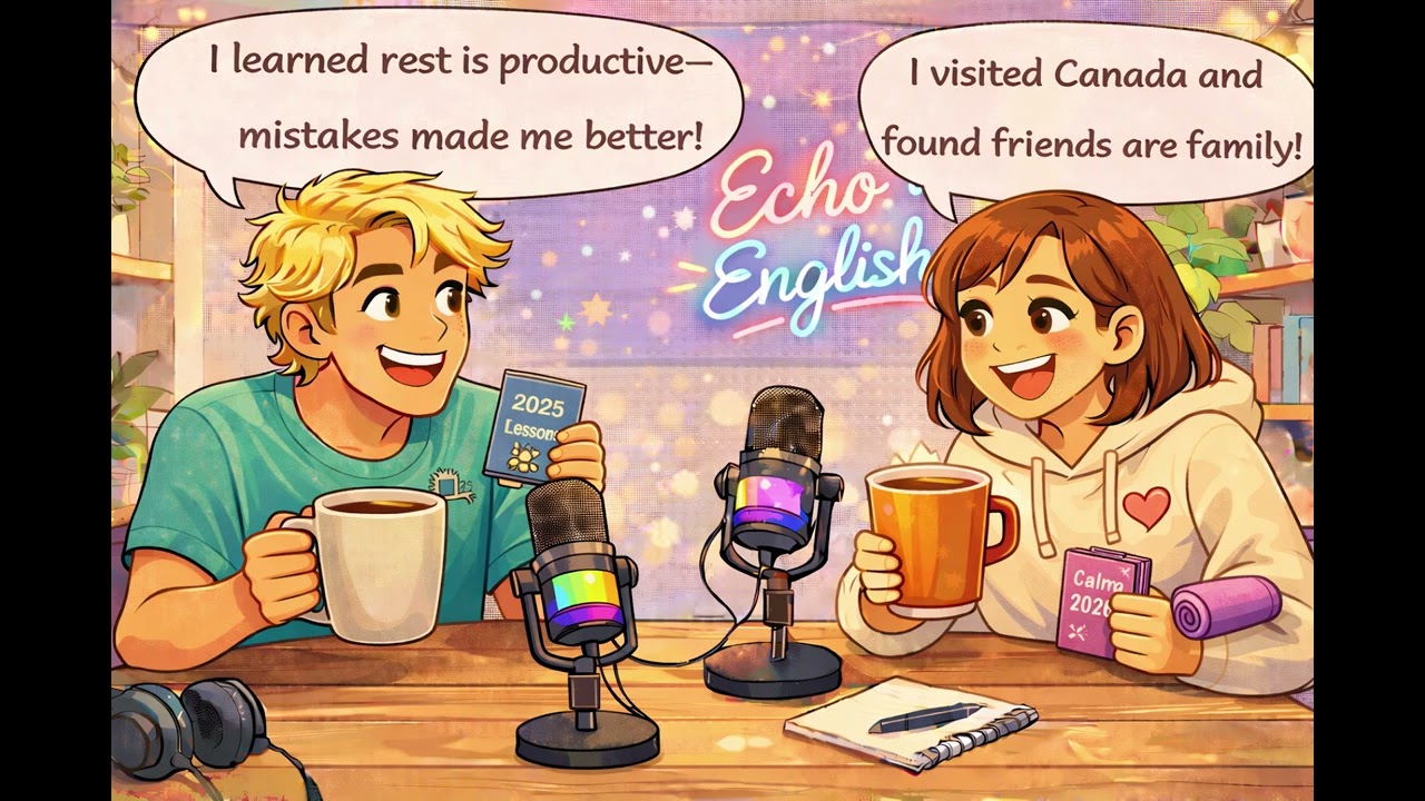 Reflecting on the Year | Echo English | Life Lessons + Past Tense Practice 📝🗣️#EchoEnglish