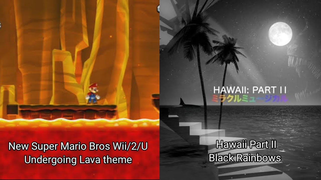 Black Rainbows x NSMBW/2/U Volcano Underground theme