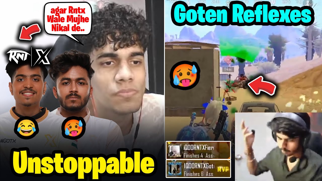 Goten Fierce DUO🥵 RNTX New Lineup Unstoppable👿 Reply NinjaJOD Spraygod🥵