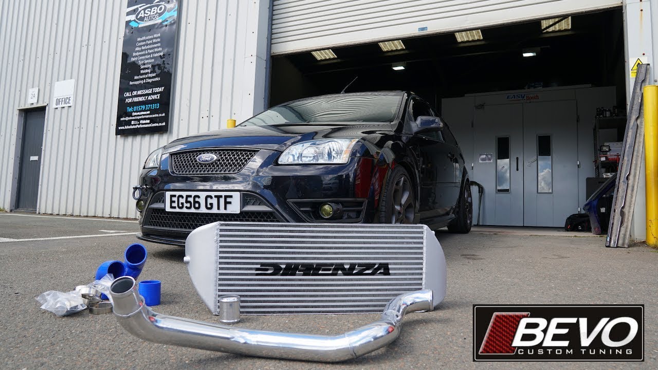 MK2 FOCUS ST MVT INTERCOOLER INSTALL AT ASBO AUTOS | DIRENZA