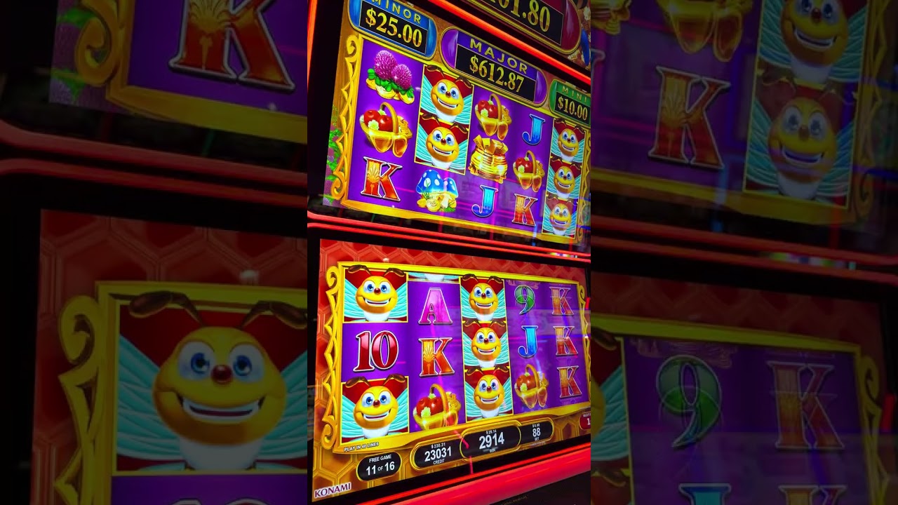 Lucky Honeycomb Slot machine | 88 cents bet | 8 free games | Feb 14, 2026