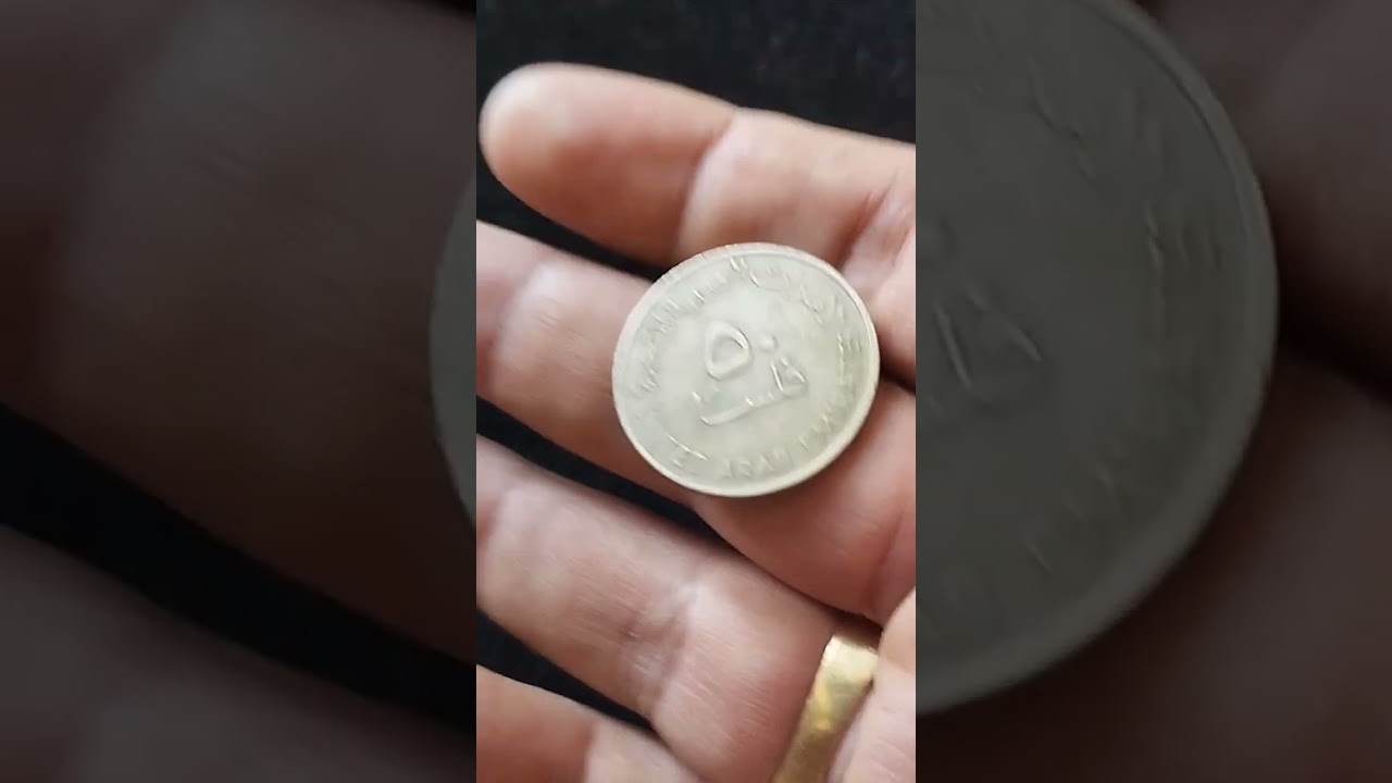Rare UAE 80s dirham. coin is not worthy that much but mule is priceless