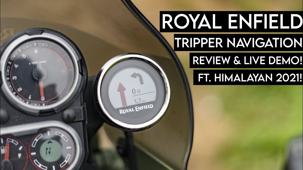 Royal Enfield Tripper Navigation Review and Live Demo ft. Himalayan 2021!