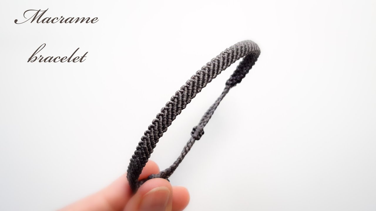 Bracelet macrame for beginners easy DIY 