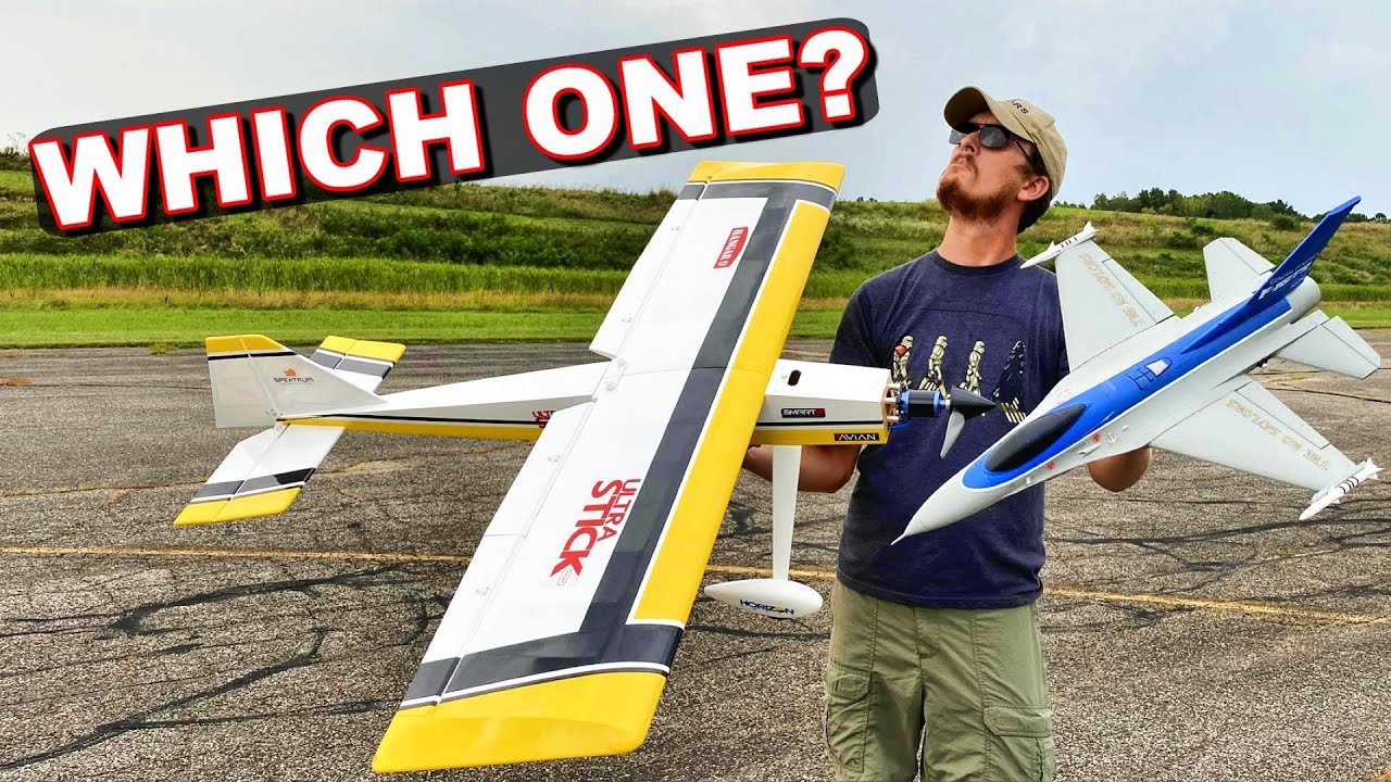 Which is BETTER? BALSA or FOAM? GAS or ELECTRIC RC PLANE? - Hanger 9 Ultra Stick PNP - TheRcSaylors