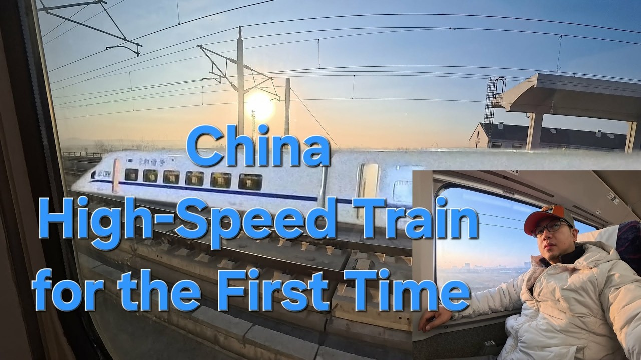 My First High Speed Train Ride in China | Qingdao to Weihai