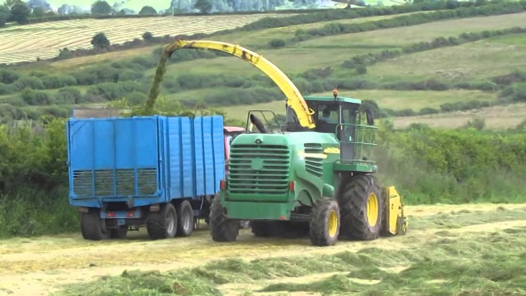Silage time near Duagh   Paddy Lane and team
