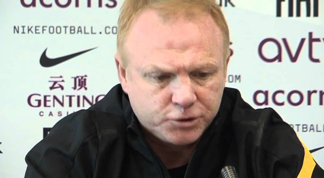 Alex McLeish confident of avoiding double relegation | English Premier League 2012