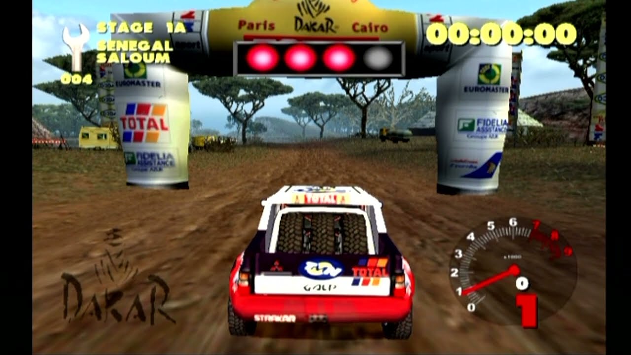 Paris-Dakar Rally -- Gameplay (PS2)
