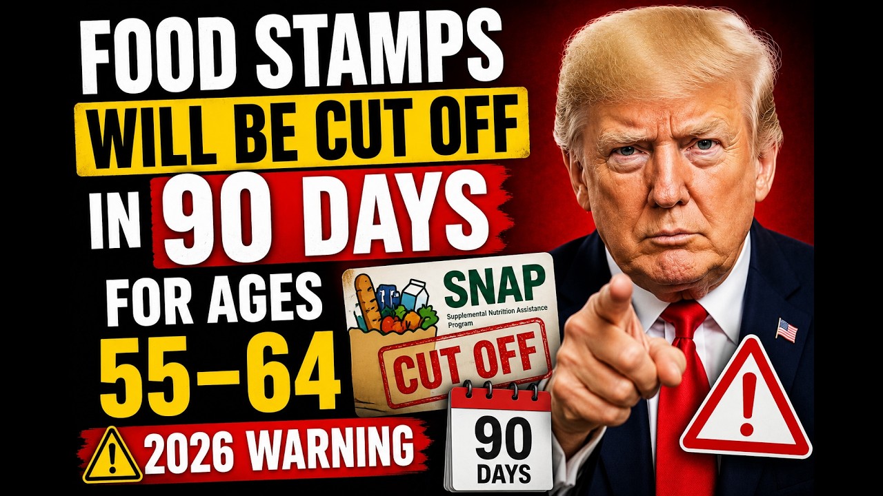 Food Stamps Will Be Cut Off in 90 Days for Ages 55&ndash;64 &ndash; 2026 Warning