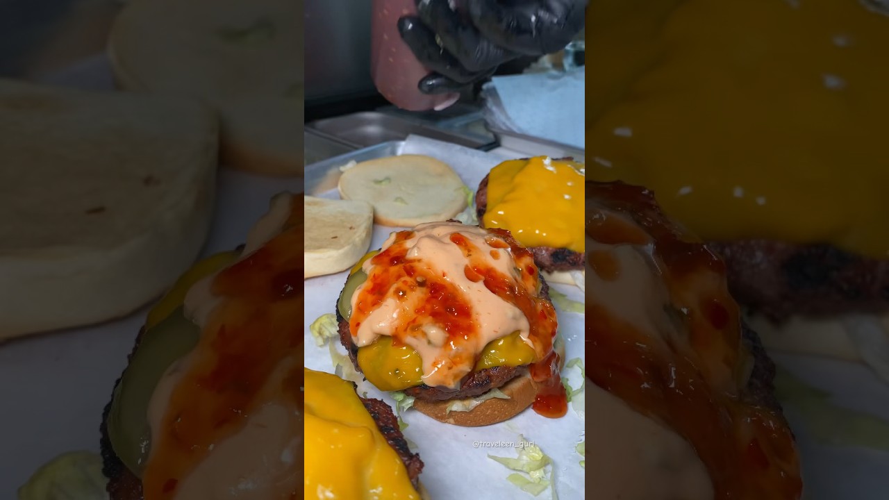 Best vegan burgers in NYC can be found at Slutty Vegan, 280 Bleecker St, New York #nycfood