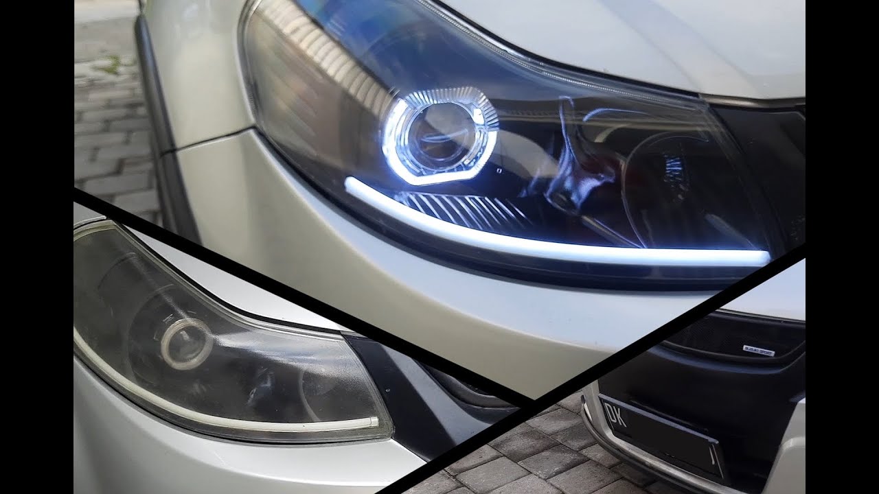 Buat Headlamp / Lampu Depan Mobil jadi Baru lagi - Ganti Mika SX4 Xover