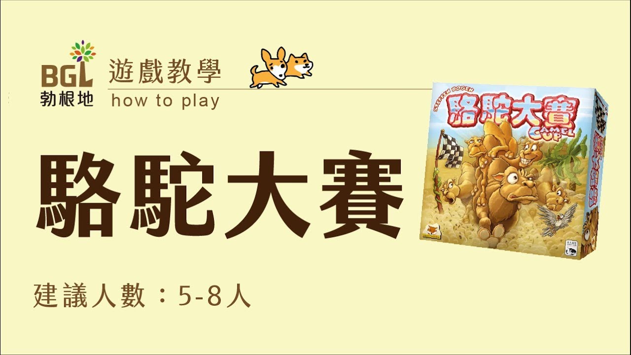 #57 駱駝大賽 Camel Up 桌遊教學影片｜勃根地桌遊