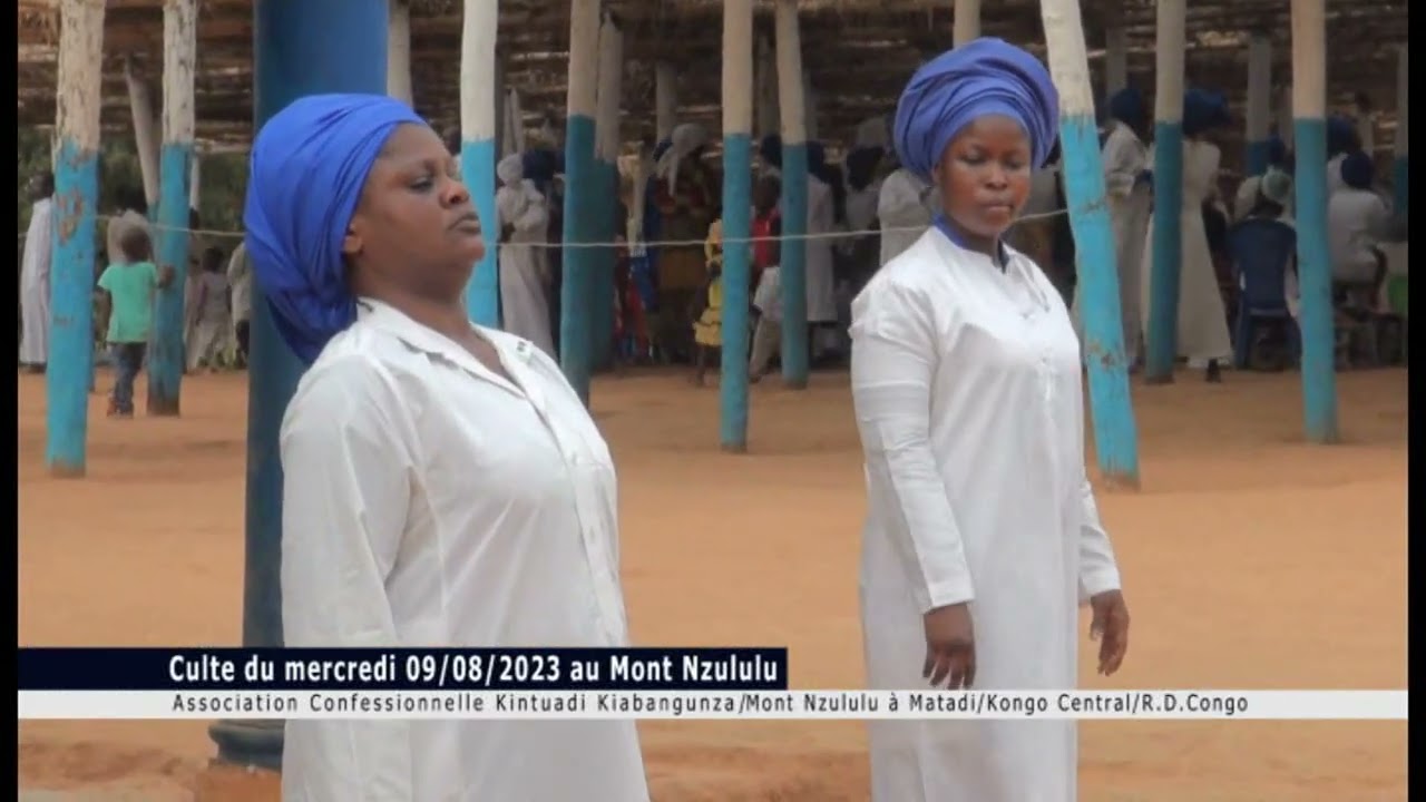 Culte du mercredi 09 Août 2023 au mont Nzululu à Matadi