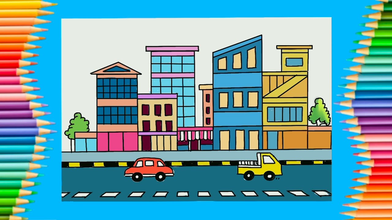 Drawing cityscape easily