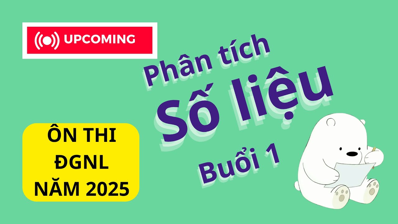VNno1 || Phân tích số liệu - Buổi 1