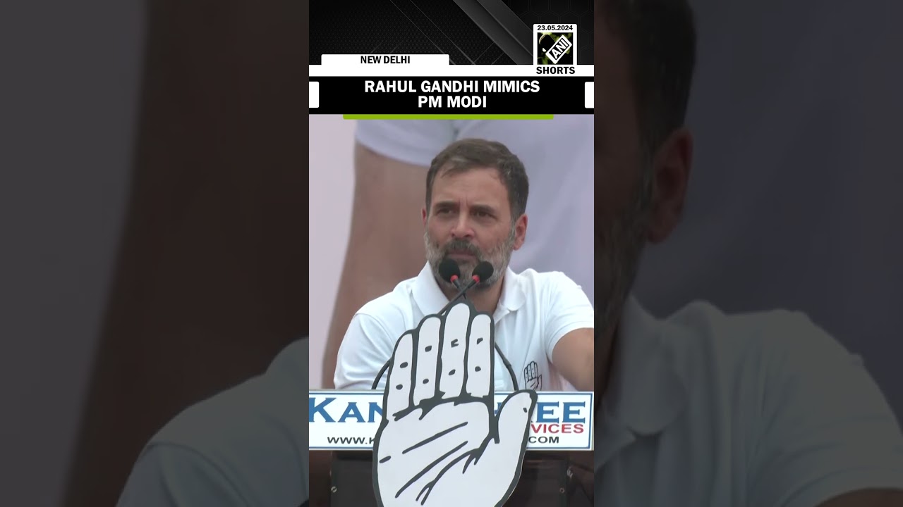 Congress&rsquo; Rahul Gandhi mimics PM Modi for giving interview to his &ldquo;stooges&rdquo;