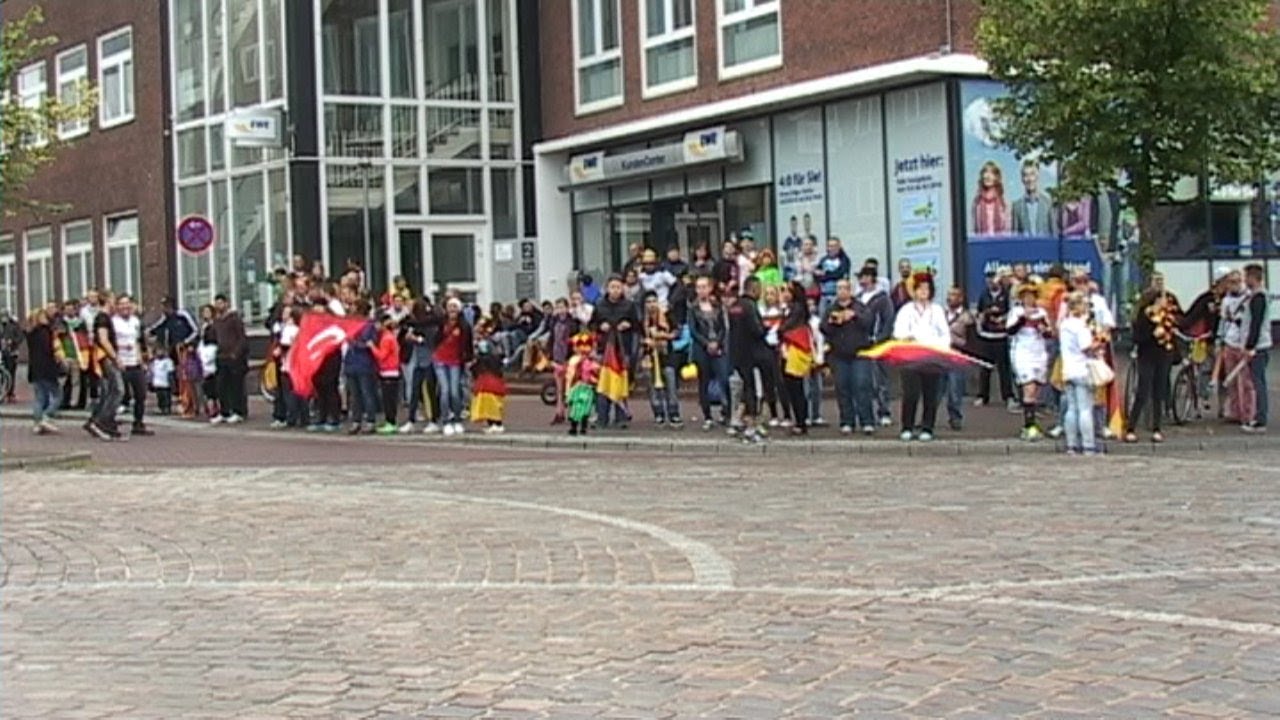 1. WM-Feier in Cuxhaven - Portugal - Deutschland