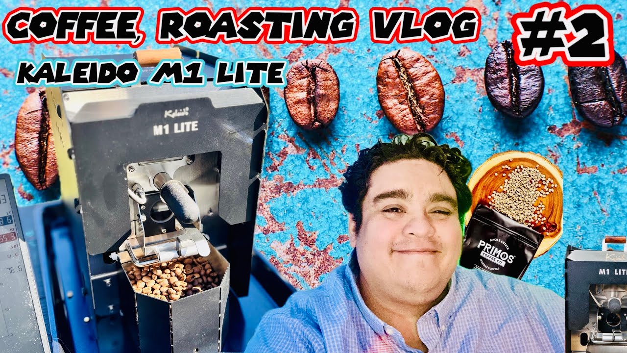 Home Coffee Roasting Beginner Vlog  #2 Kaleido M1 Lite + Primos Green Beans (Artisan) Pulling Shots