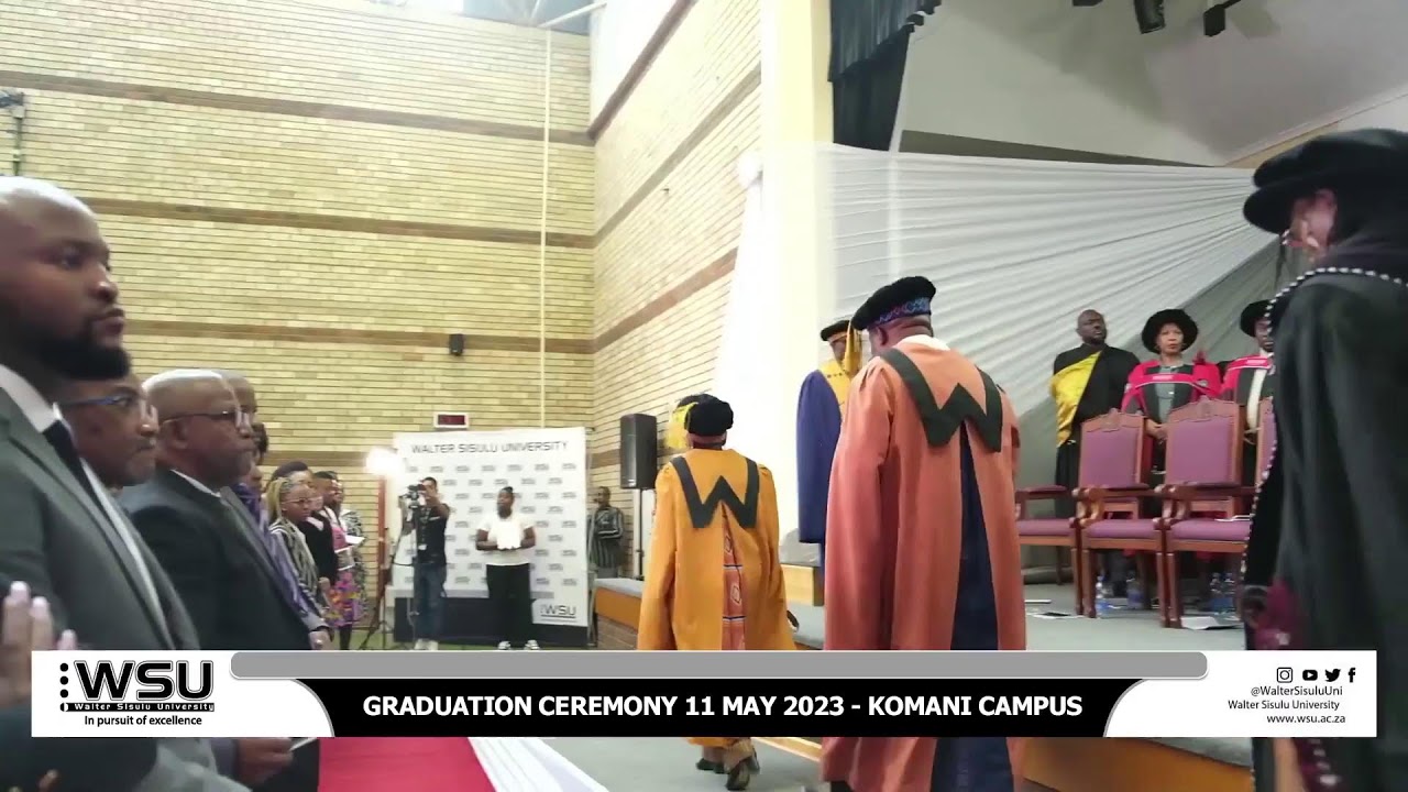 Walter Sisulu University Graduation 11 May 2023