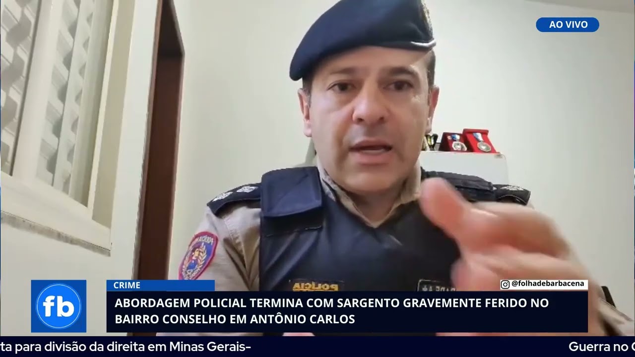 Comandante Andrade fala sobre caso de policial agredido em Antônio Carlos