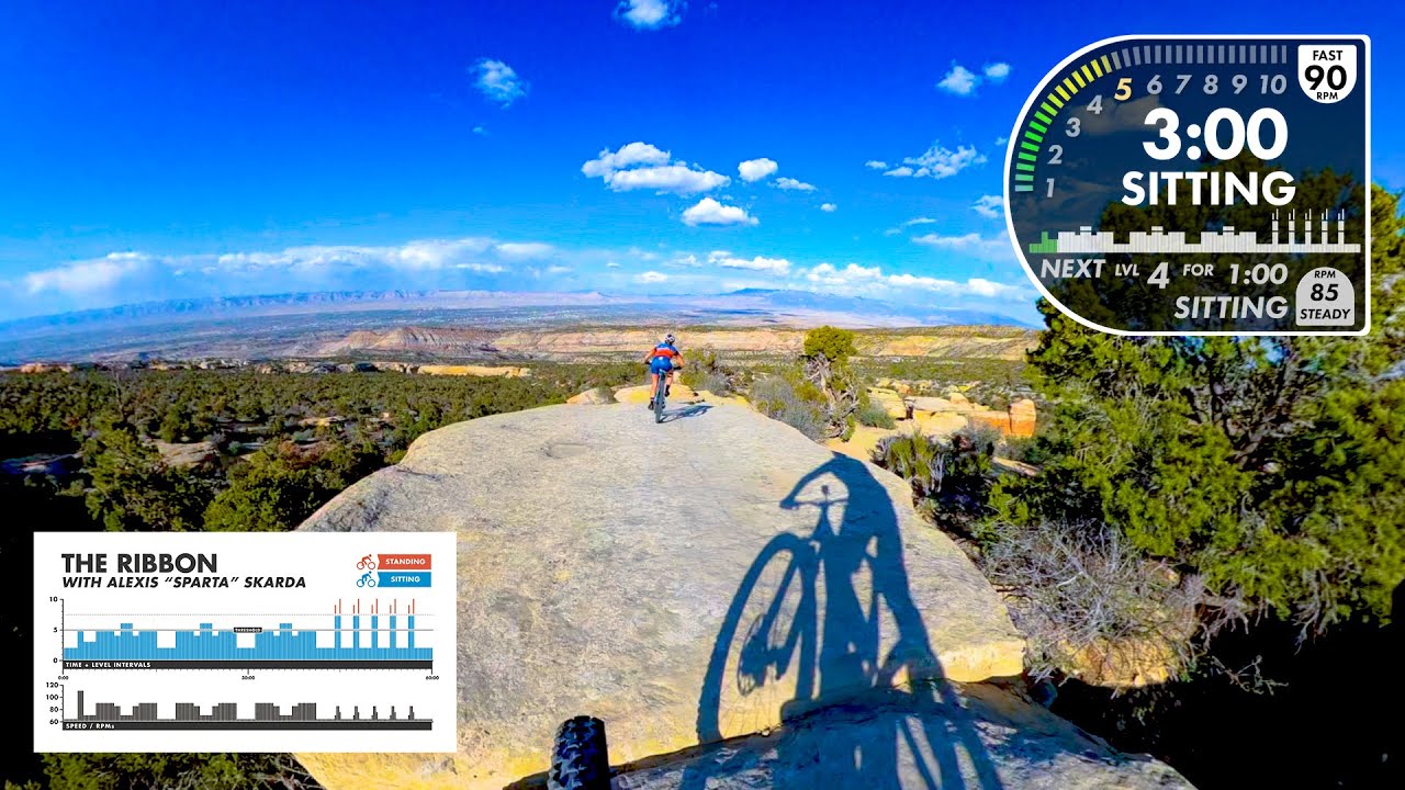 FREE Mountain Bike Spin Video . The Ribbon  With Alexis 