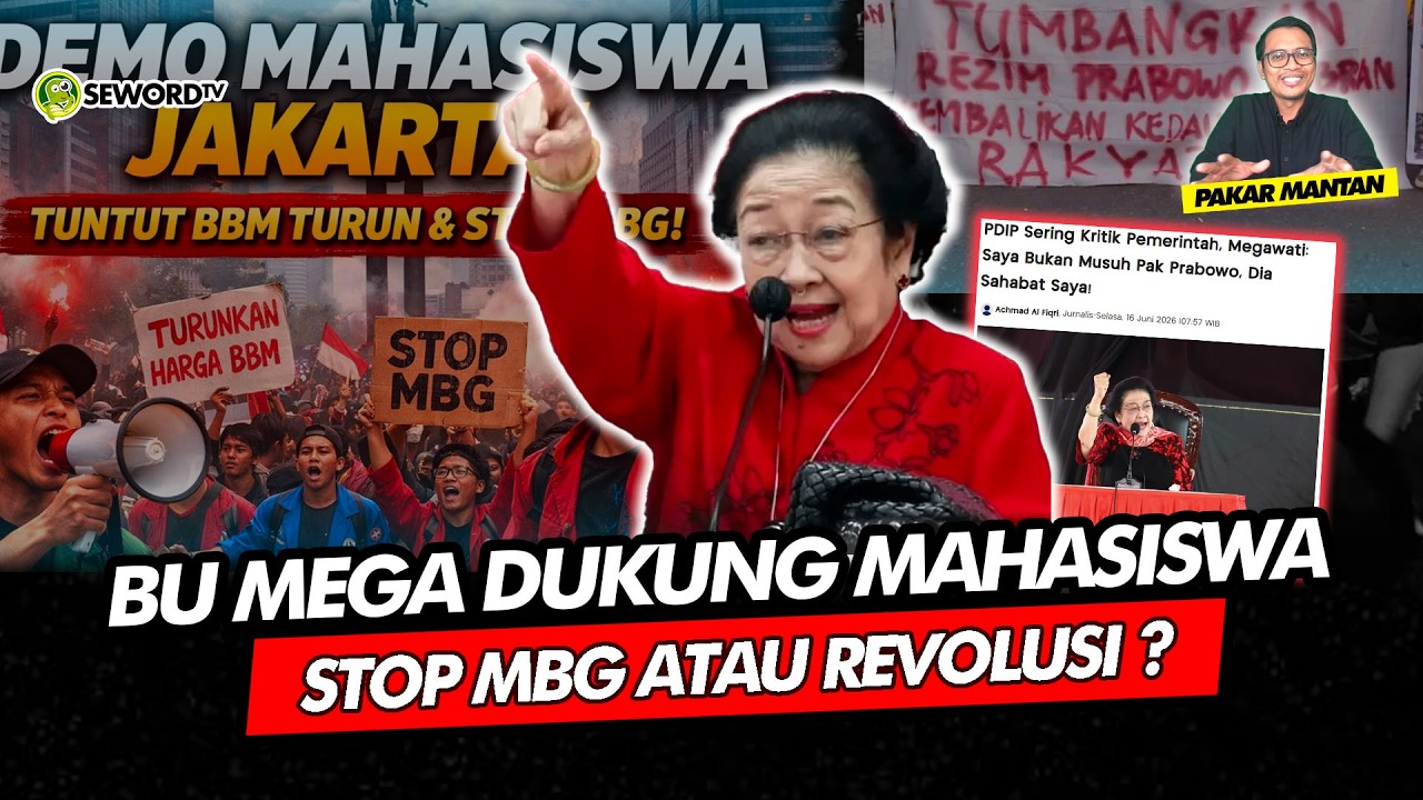 Alifurrahman: BU MEGA DUKUNG MAHASISWA STOP MBG ATAU REVOLUSI?