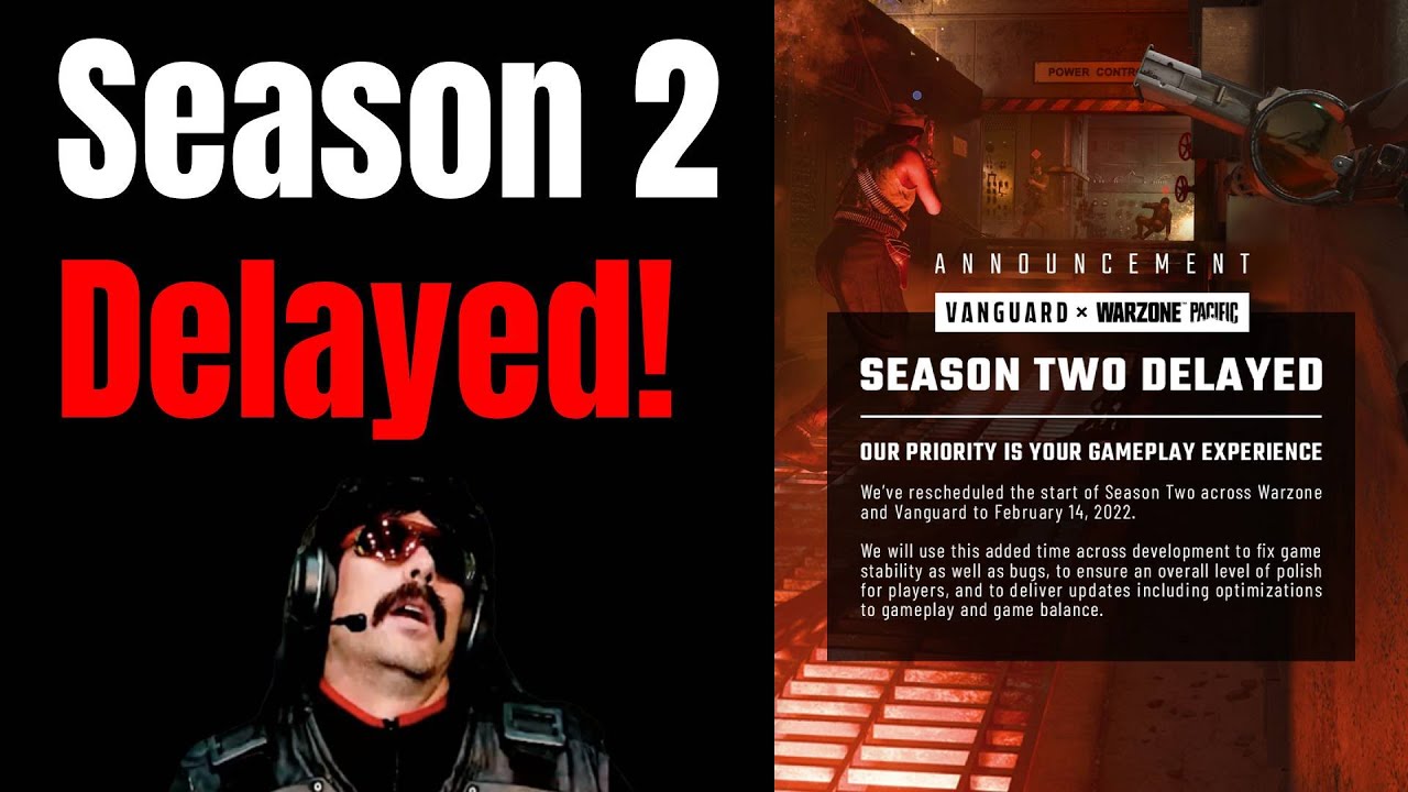 SEASON 2 IS DELAYED IN CALL OF DUTY VANGUARD AND WARZONE! 🤦&zwj;♂️