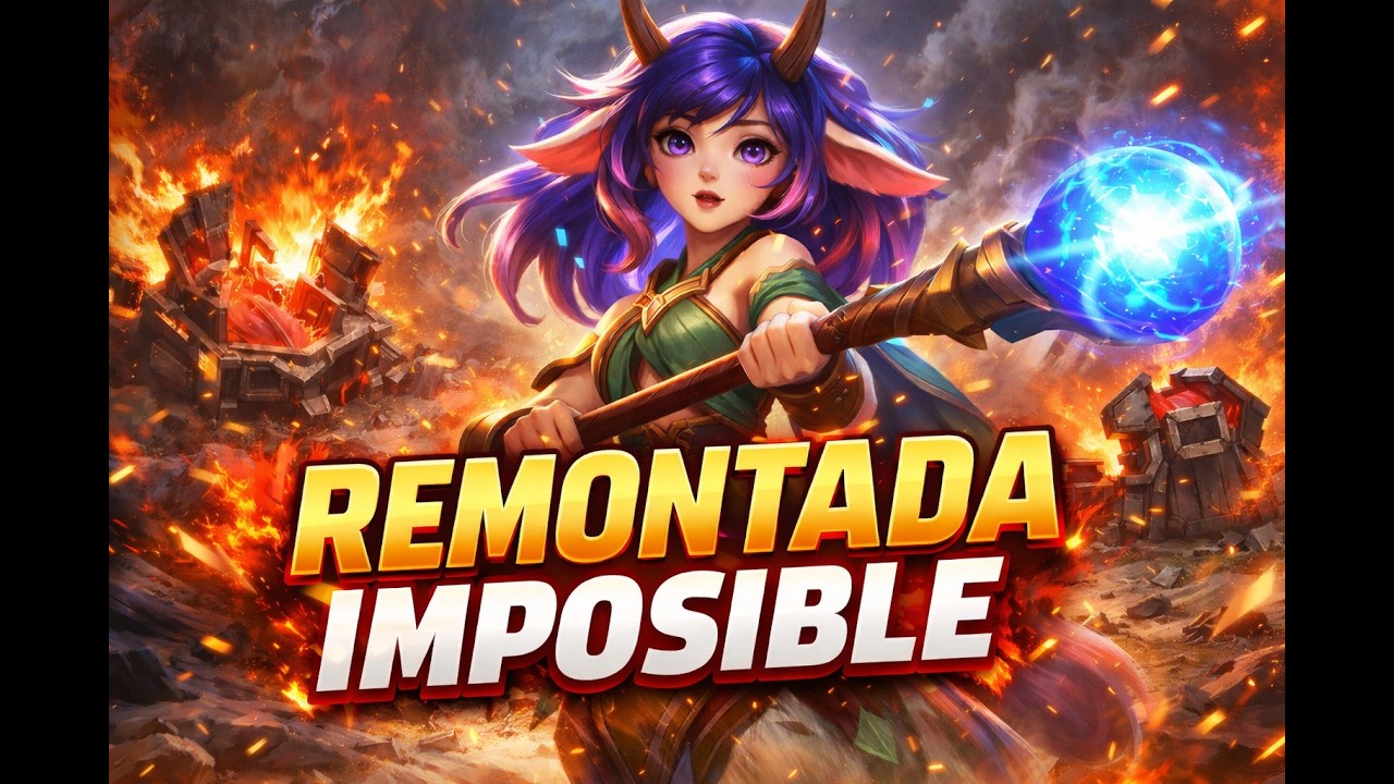 Esta partida estaba PERDIDA… pero LILLIA hizo esto | Wild Rift