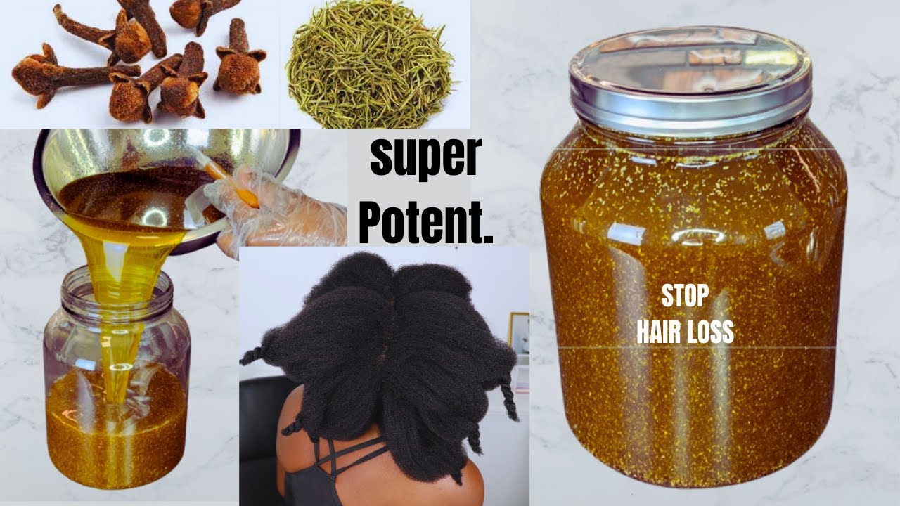 CLOVES AND ROSEMARY OIL FOR FAST HAIR GROWTH; Grow Thicker Longer Hair. (3000ml Batch)