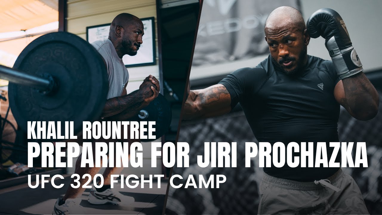 Khalil Rountree Back in Camp Ahead of Jiri Prochazka Fight
