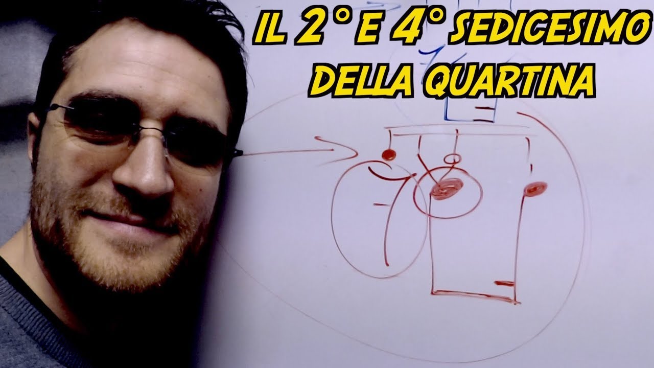 Il 2&deg; e 4&deg; sedicesimo della quartina