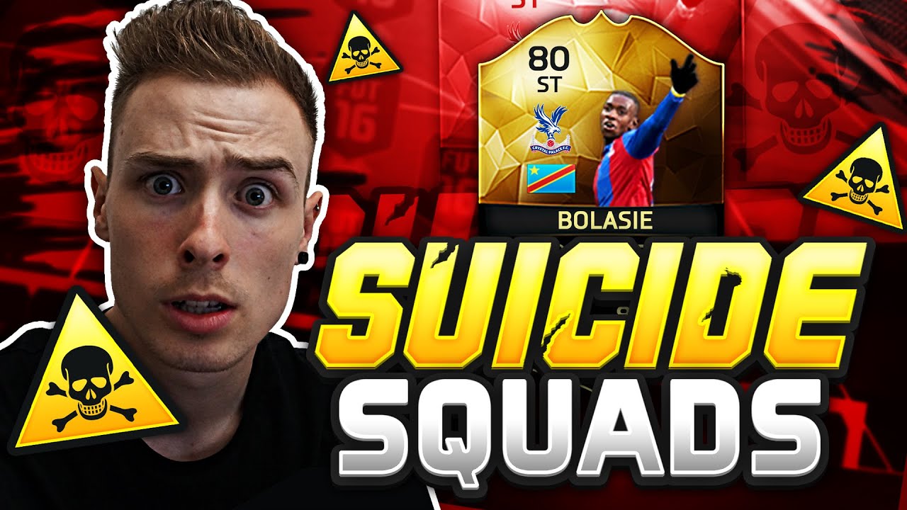 FIFA 16 - INSANE STRIKER BOLASIE SUICIDE SQUADS w/ CAPGUNTOM!!!!