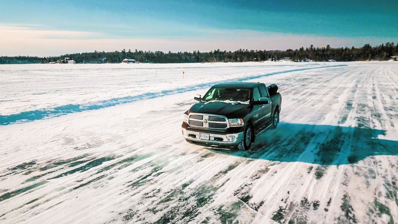 Lake of the Woods Ice Road Fishing