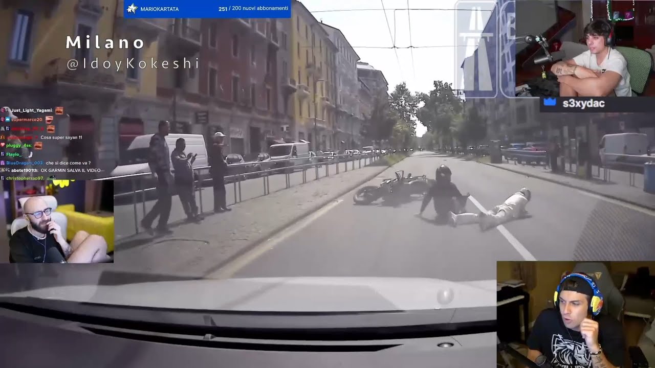 🚗BLUR REACTION a BAD DRIVERS OF ITALY!🚗 #marza #twitch #clips