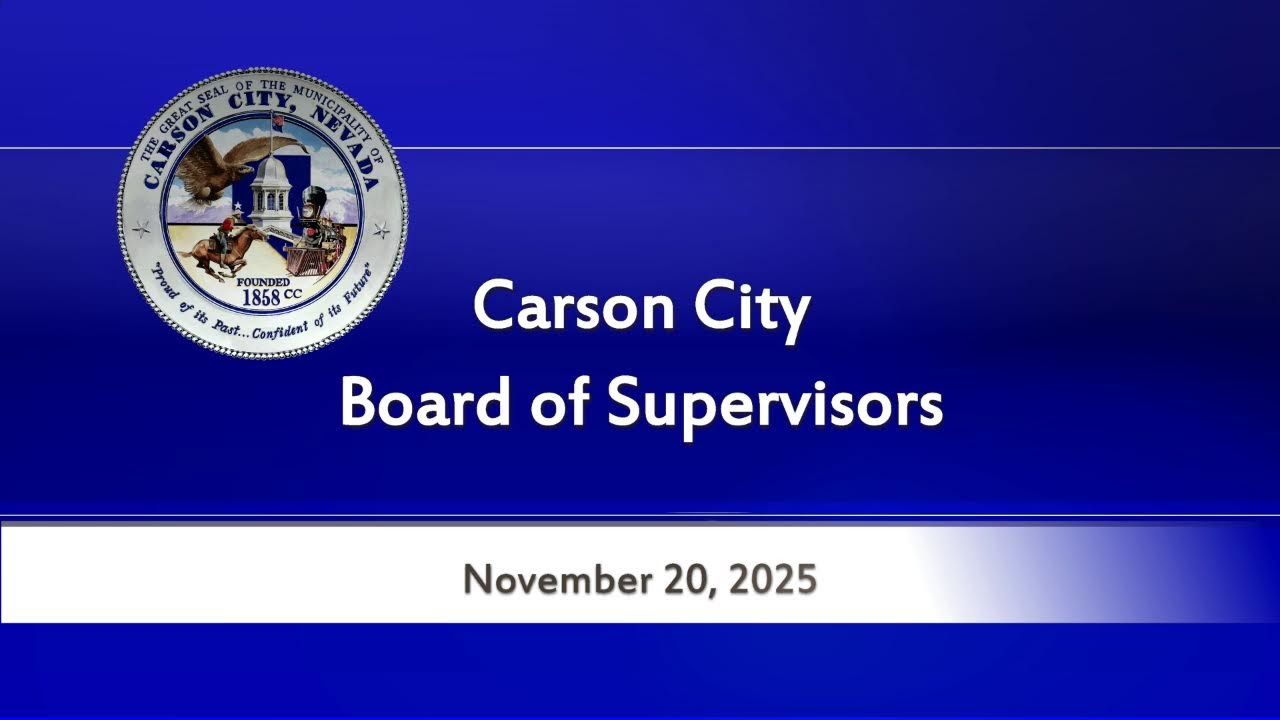 Board of Supervisors Meeting 11/20/2025