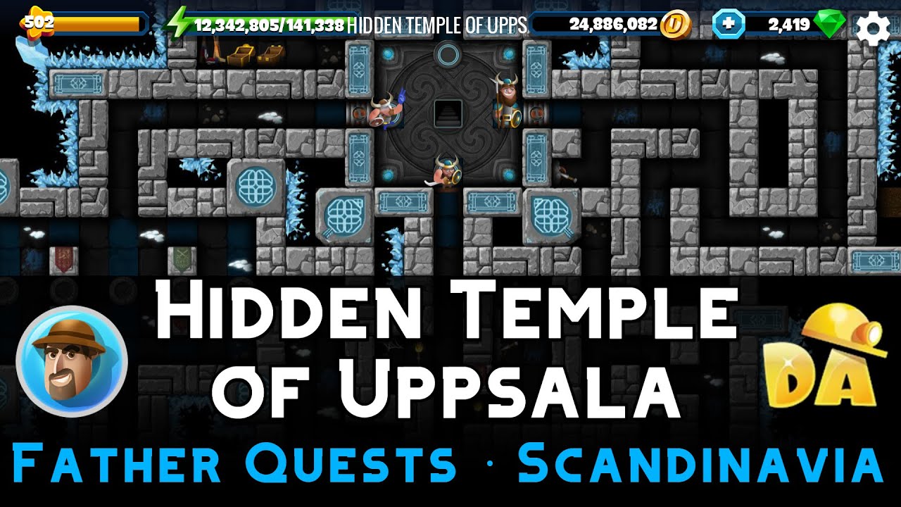 Hidden Temple of Uppsala | Father Scandinavia #10 | Diggy's Adventure