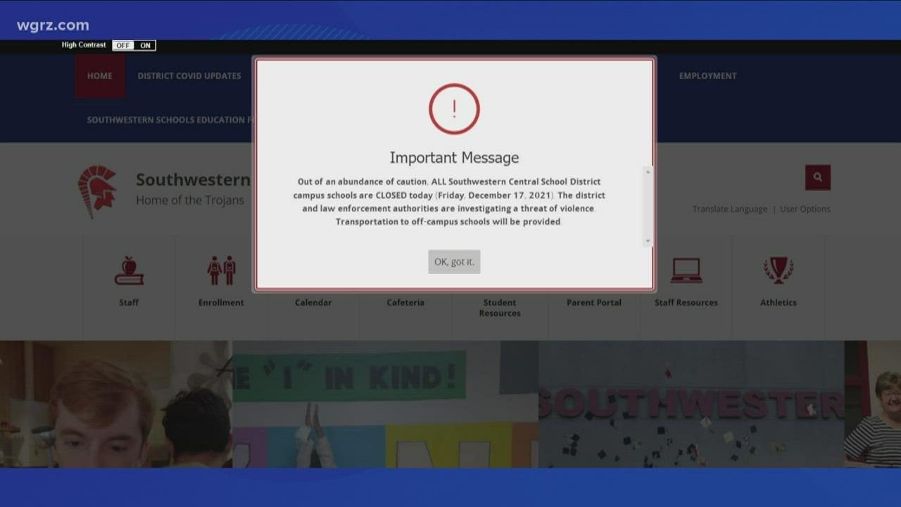 School closures today due to violence trending on social media