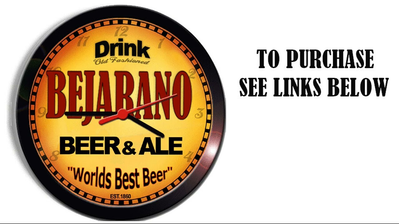 BEJARANO BEER ALE WALL CLOCK