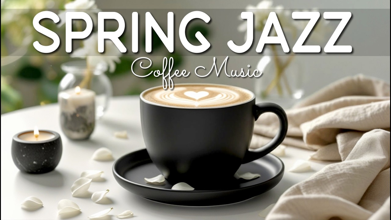 Morning Spring Jazz ☕ Relaxing Coffee Jazz & Soft Bossa Nova Instrumental for Happy Mood