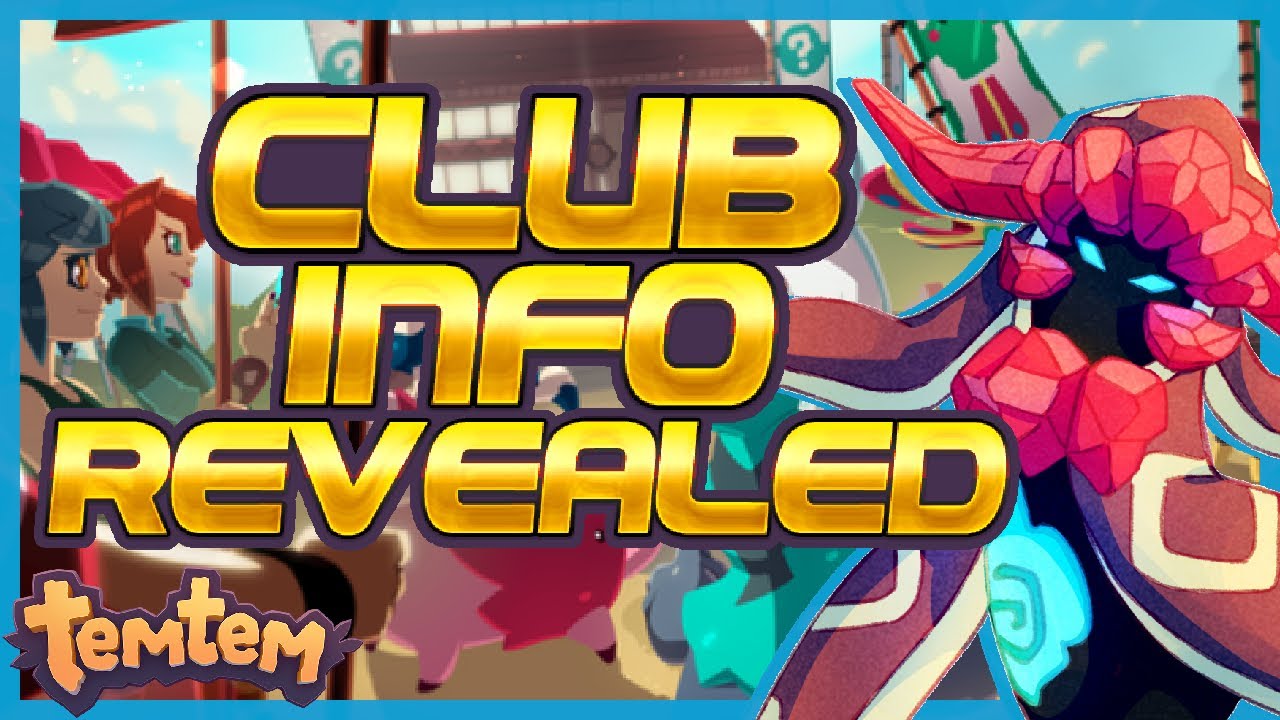 TEMTEM NEW CLUB KISIWA INFO! - Club Sizes, Club Chat, and More Revealed!